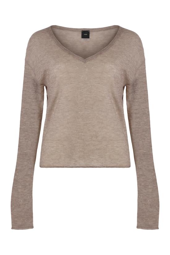 25FW 핑코 긴팔 티셔츠 105400A2PMD23 Beige