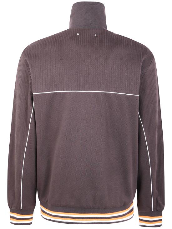 25FW 골든구스 니트 트랙수트 집업 자켓 GUP02335P00214955259 brown - GOLDEN GOOSE