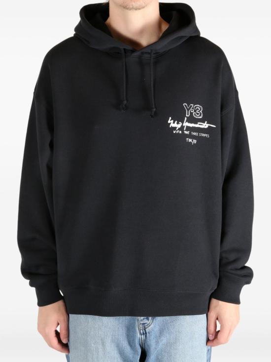 25FW 와이쓰리 후드 티셔츠 KB2604BLACK black - Y-3