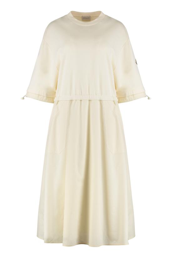 25SS 몽클레어 미디 원피스 K10938I0000989A1K034 panna