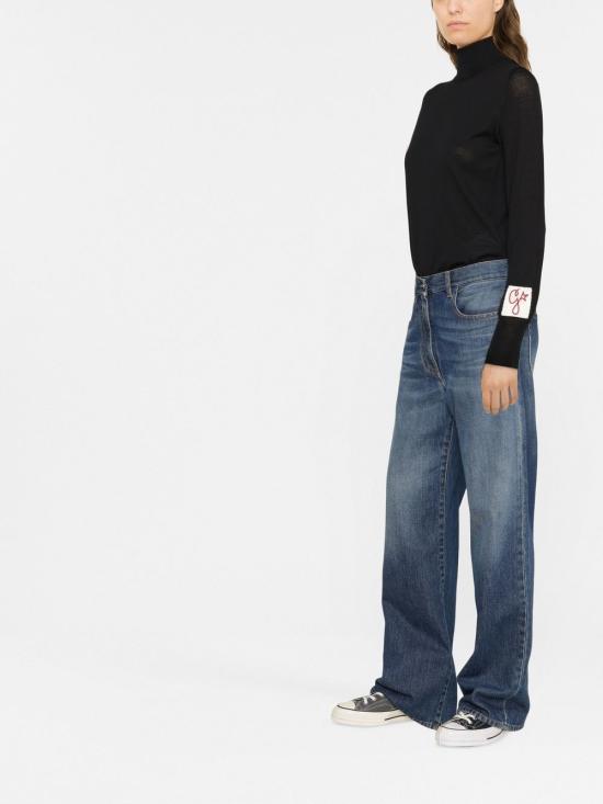  골든구스 울 터틀넥 스웨터 GWP00953P00066590100 black - GOLDEN GOOSE