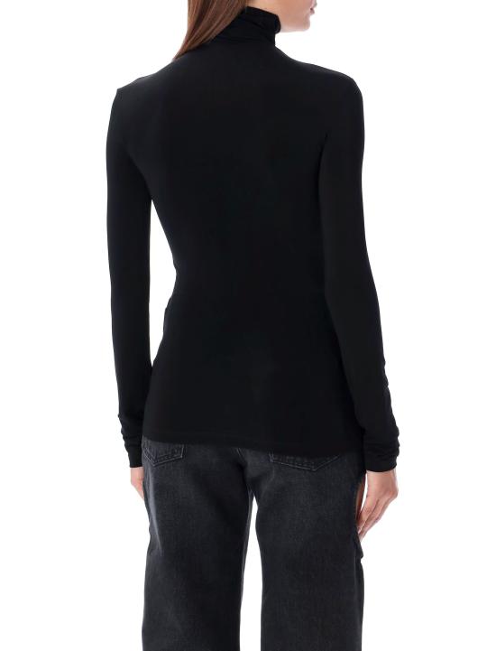 25FW 오프화이트 긴팔 티셔츠 OWAD122C99JER003 1001 BLACK - OFF WHITE