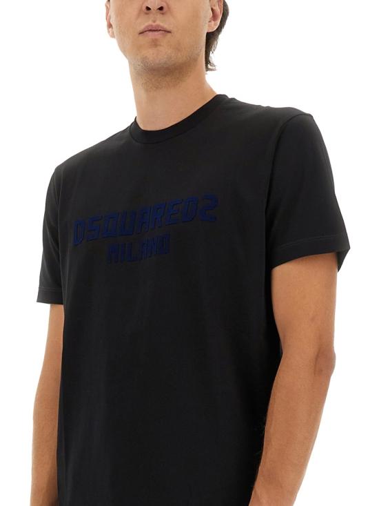 25FW 디스퀘어드2 반팔 티셔츠 S74GD1418 D20020974 BLACK - DSQUARED2