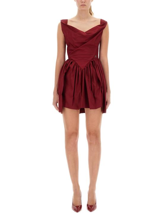 25FW 비비안웨스트우드 숏 원피스 1101039H W009QH404 BLACK