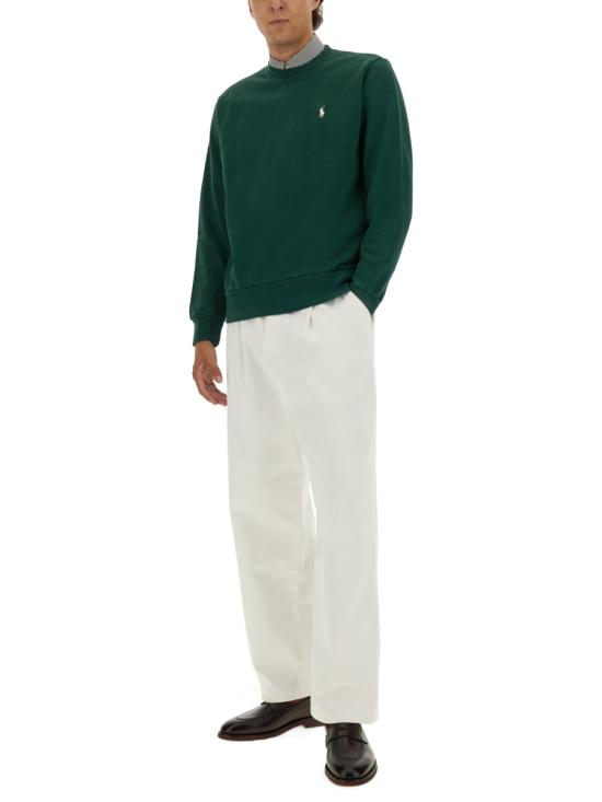 25FW 폴로 랄프로렌 포니 로고 레귤러 핏 스웨트셔츠  710916689 033VINTAGEPINE GREEN - POLO RALPH LAUREN