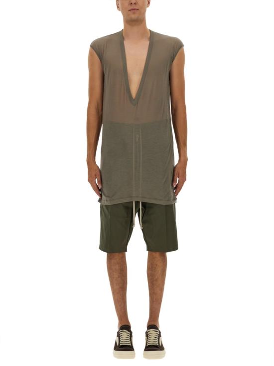 25FW 릭 오웬스 긴팔 티셔츠 RU02E1157 UC34 GREY - RICK OWENS