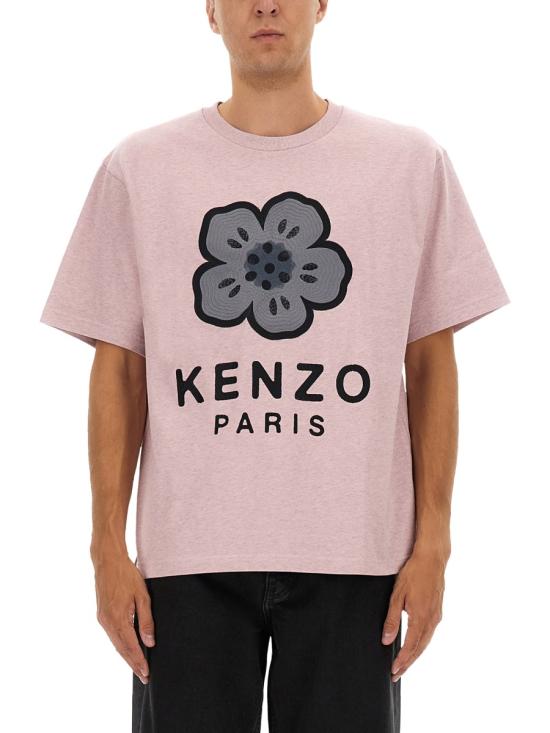 25FW 겐조 반팔 티셔츠 FF65TS4574SI 30 PINK - KENZO