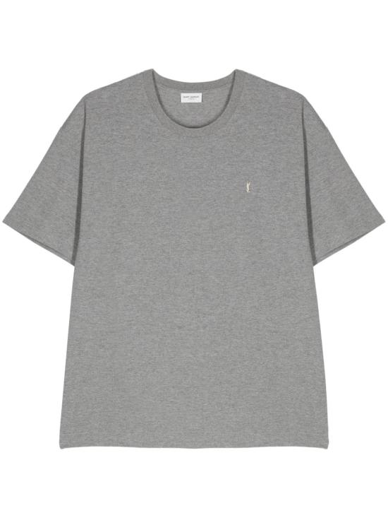 생로랑 카산드라 피케 티셔츠 781566Y37HC 1482 GREY