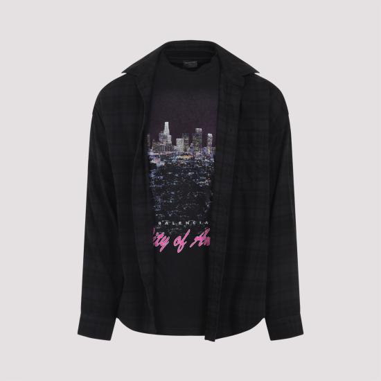 25FW 발렌시아가 긴팔 셔츠 839196TSM301852 BLACK - BALENCIAGA