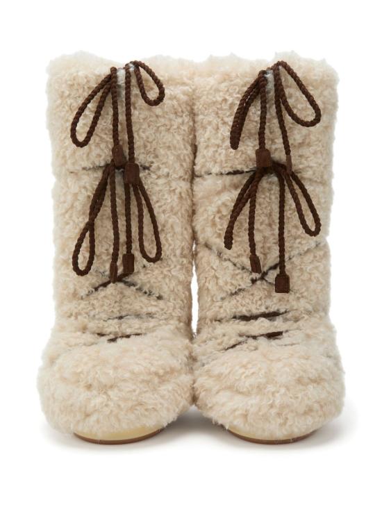 25FW 문부츠 아이콘 컬리 엑스트라 부츠 80D1403070L007 BEIGE - MOON BOOT