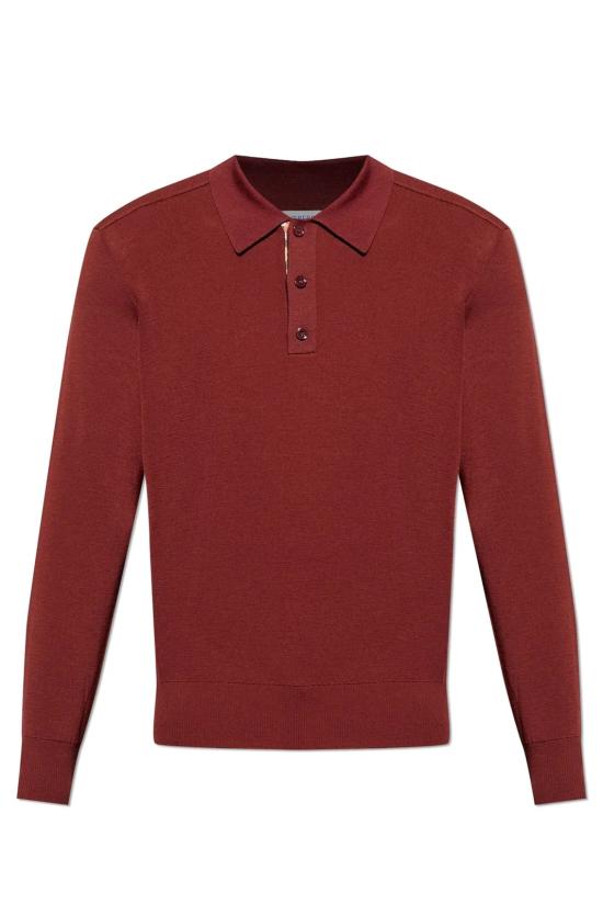 25FW 버버리 롱 슬리브 울 폴로 셔츠 8112145C3081