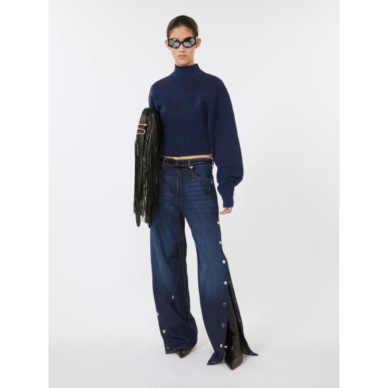 25FW 막스마라 스포츠막스 터틀넥 2522366152600002 NAVY - SPORTMAX