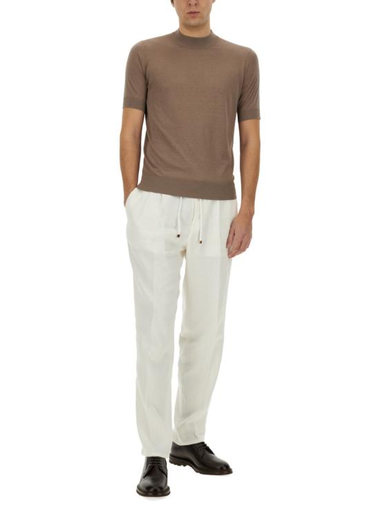  브루넬로 쿠치넬리 스트레이트 팬츠 M236PE1710 C2200 WHITE - BRUNELLO CUCINELLI