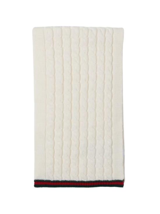 25FW [키즈] 구찌 넥워머/머플러/스카프 828913 4K2069166 White - GUCCI