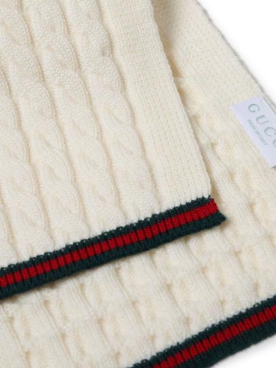 25FW [키즈] 구찌 넥워머/머플러/스카프 828913 4K2069166 White - GUCCI