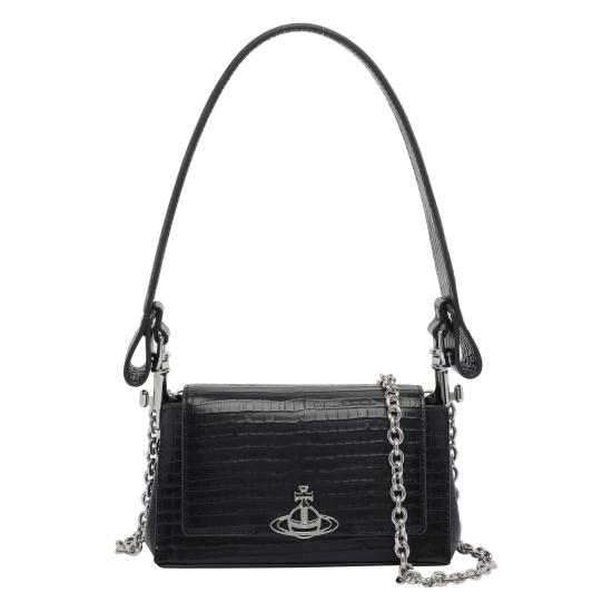 25FW 비비안웨스트우드 숄더백 46030001W L00C0N401 Black