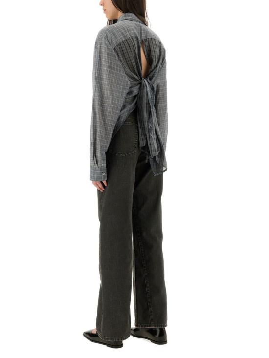 25SS 아워레가시 셔츠 W2252AP PICNICCHECKCOTTONSILK GREY - OUR LEGACY