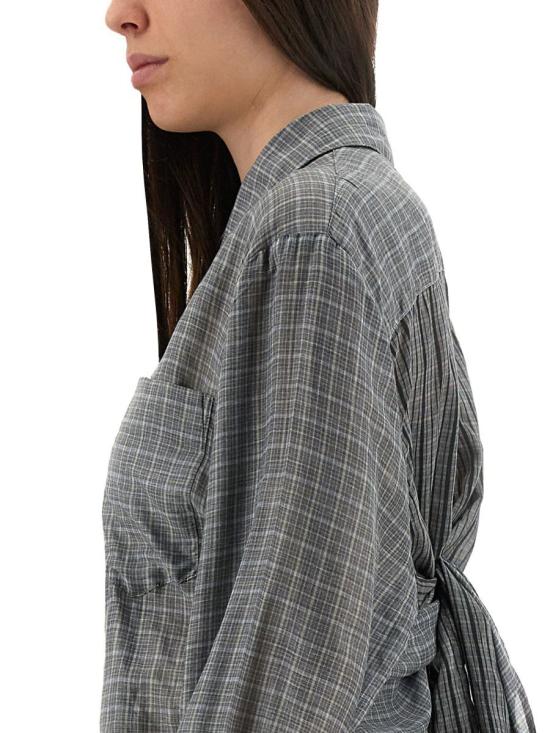 25SS 아워레가시 셔츠 W2252AP PICNICCHECKCOTTONSILK GREY - OUR LEGACY