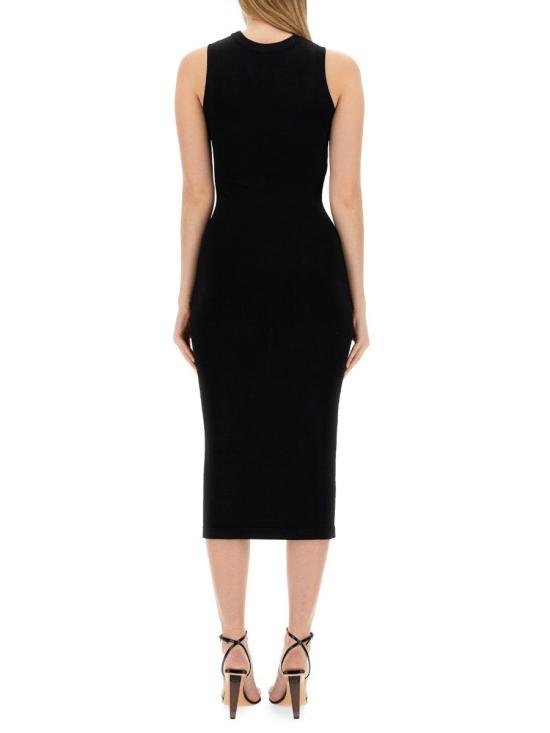  모스키노 원피스 04930504 0555 Black - MOSCHINO