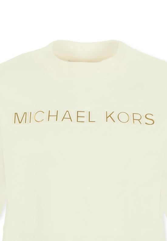 25FW [키즈] 마이클 코어스 티셔츠 R30499 117 IVORY - MICHAEL KORS