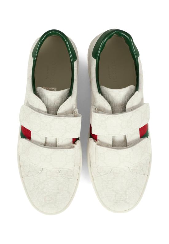25FW [키즈] 구찌 스니커즈 463091 FAEG6 9048 WHITE - GUCCI