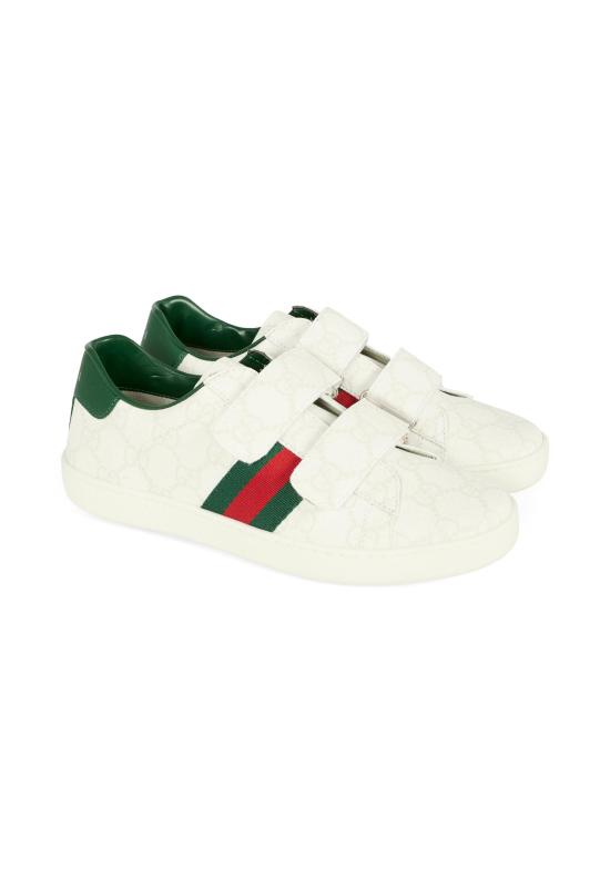 25FW [키즈] 구찌 스니커즈 463091 FAEG6 9048 WHITE - GUCCI