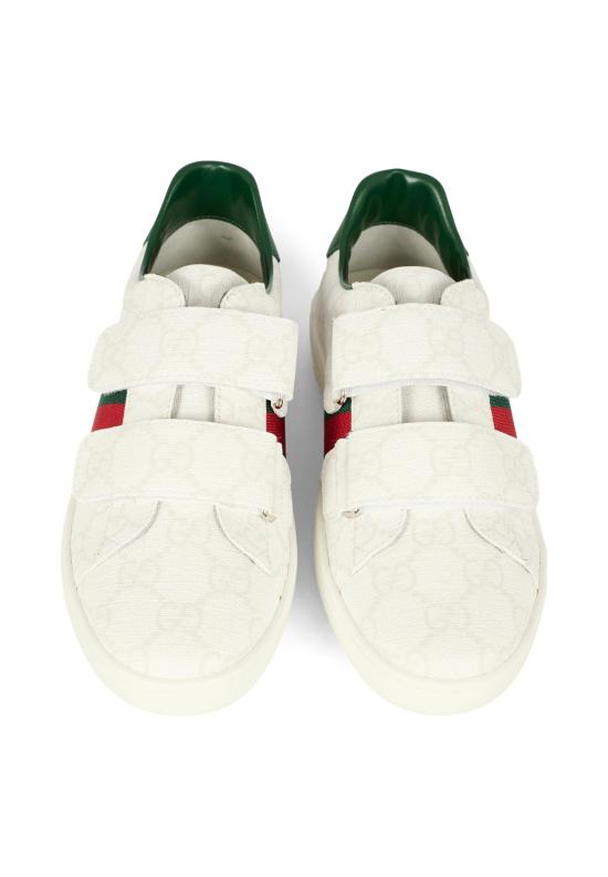 25FW [키즈] 구찌 스니커즈 463091 FAEG6 9048 WHITE - GUCCI