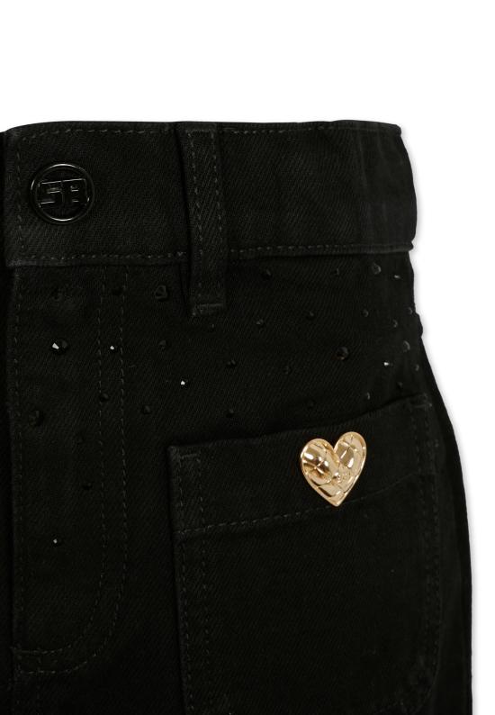 25FW [키즈] 소니아리키엘 스커트 A00366 09B BLACK - SONIA RYKIEL