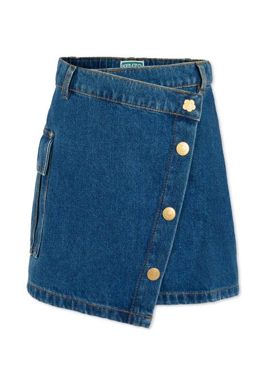 25FW [키즈] 겐조 스커트 K61319 Z27 DENIM