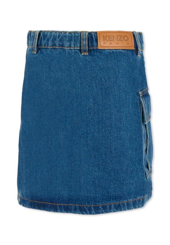 25FW [키즈] 겐조 스커트 K61319 Z27 DENIM - KENZO