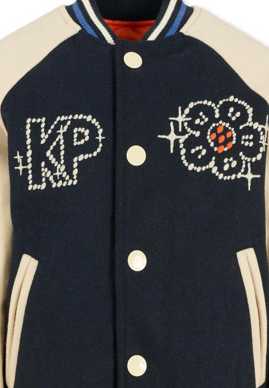 25FW [키즈] 겐조 봄버 자켓 K61303 845 BLUE - KENZO