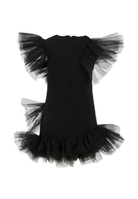 25FW [키즈] 칼라거펠트 원피스 Z30623 09B BLACK - KARL LAGERFELD