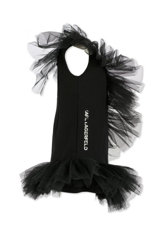 25FW [키즈] 칼라거펠트 원피스 Z30623 09B BLACK - KARL LAGERFELD