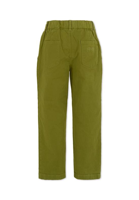 25FW [키즈] 겐조 스트레이트 팬츠 K61439 64T GREEN - KENZO