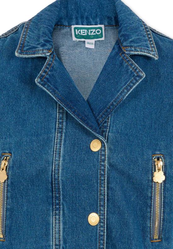 25FW [키즈] 겐조 데님 자켓 K61475 Z27 DENIM - KENZO
