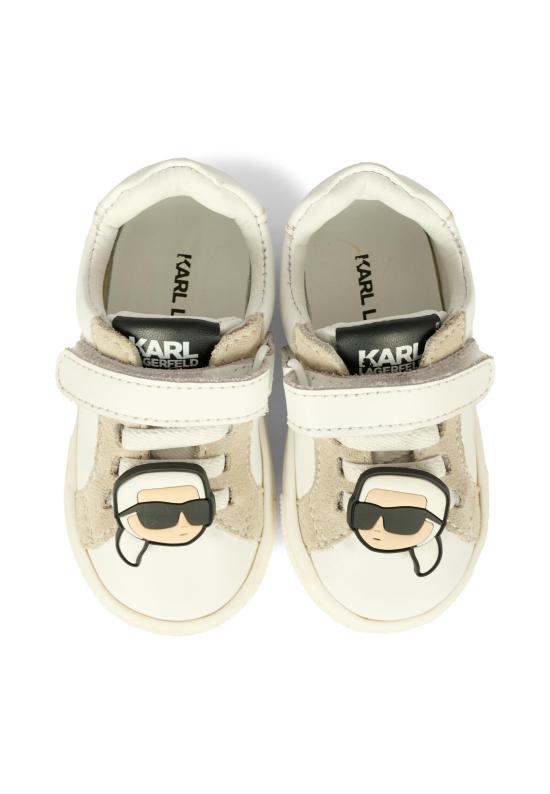 25FW [키즈] 칼라거펠트 스니커즈 Z30991 10P WHITE