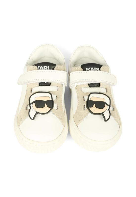 25FW [키즈] 칼라거펠트 스니커즈 Z30991 10P WHITE - KARL LAGERFELD