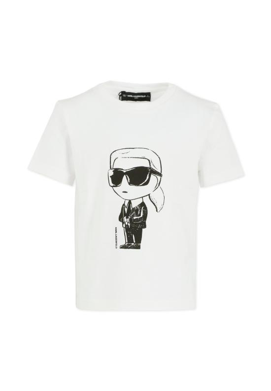 25FW [키즈] 칼라거펠트 티셔츠 Z30957 10P WHITE