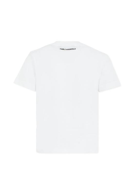 25FW [키즈] 칼라거펠트 티셔츠 Z30943 N54 WHITE - KARL LAGERFELD