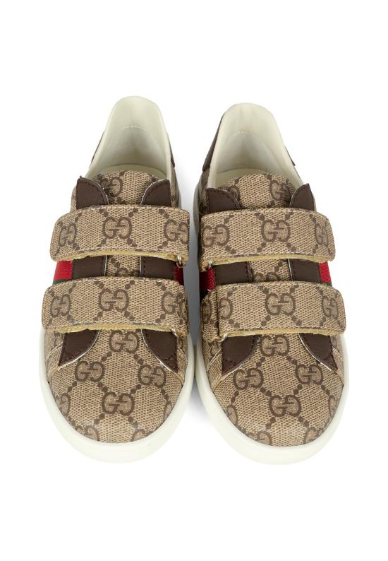 25FW [키즈] 구찌 스니커즈 463090 FAEZC 8549 BEIGE - GUCCI