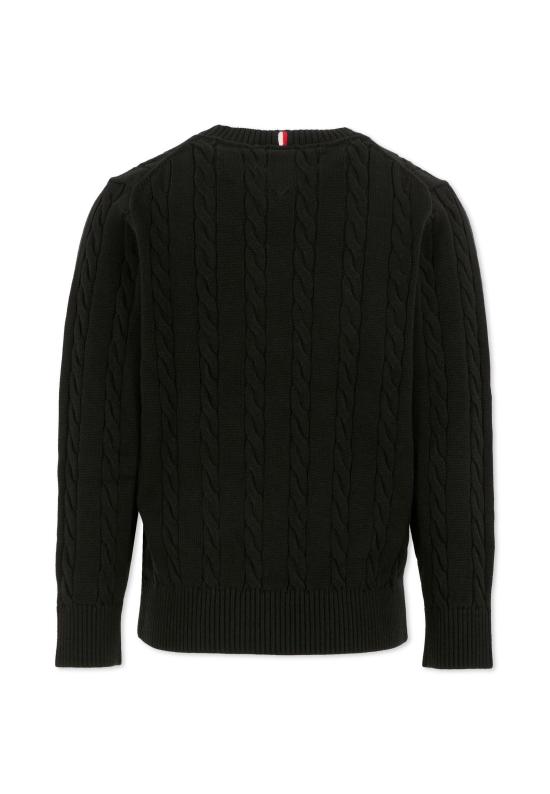 25FW [키즈] 타미힐피거 니트/스웻셔츠 25WTHKB0KB09753 BDS BLACK - TOMMY HILFIGER