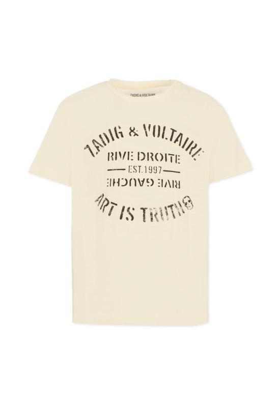 25FW [키즈] 자딕앤볼테르 티셔츠 X60464 195 IVORY