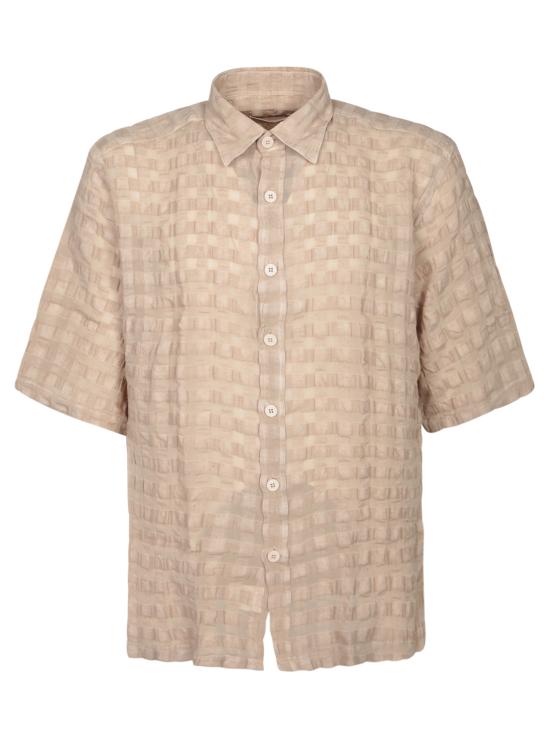 25SS 코스투메인 반팔 셔츠 STEFANO PAXI BEIGE Brown