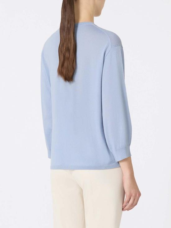  에스막스마라 긴팔 티셔츠 2529366041600015 Light Blue - 'S MAX MARA