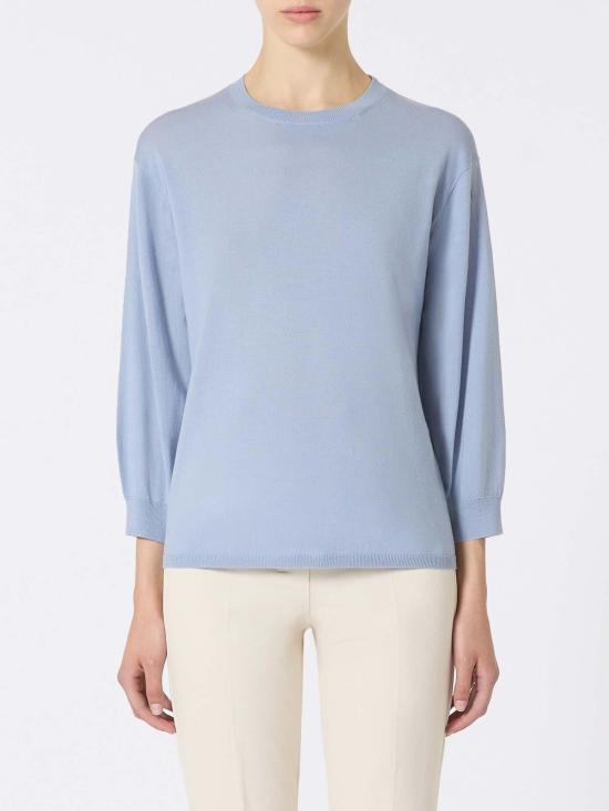  에스막스마라 긴팔 티셔츠 2529366041600015 Light Blue - 'S MAX MARA