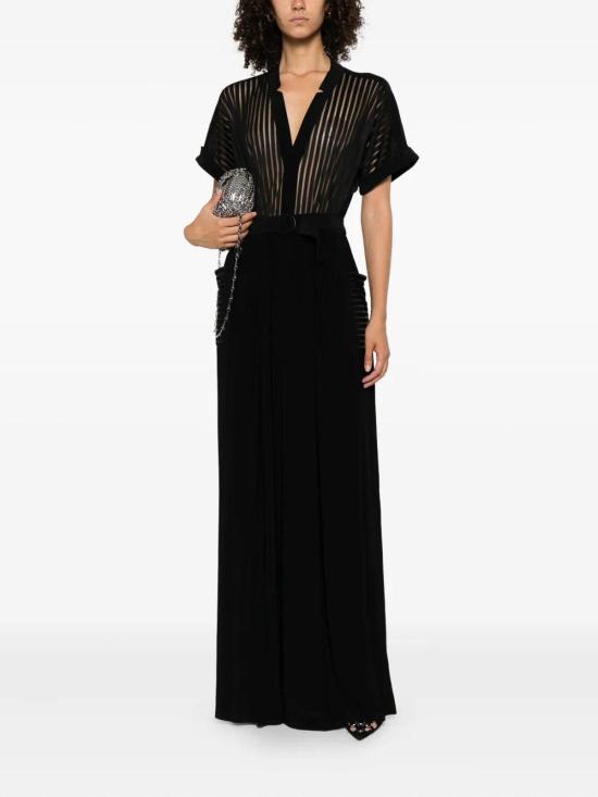  노마카말리 점프수트 KK225JLSQ45001BLACK Black - NORMA KAMALI