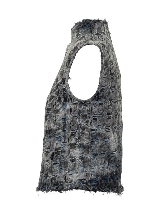 25FW 디젤 민소매 티셔츠 A214290CEBL 02 DENIM - DIESEL