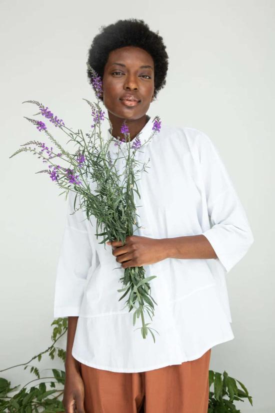  보몽 오가닉 셔츠 보몬트 오가닉 리시 수 버튼 다운 셔츠 화이트