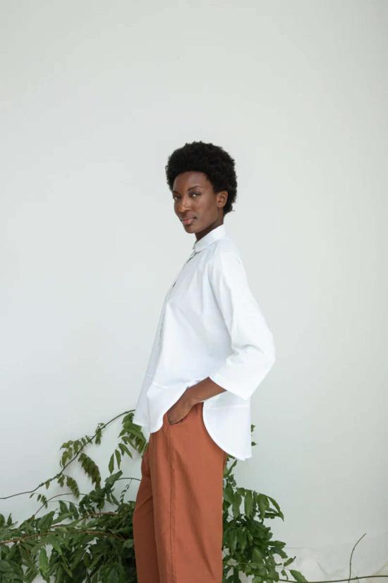  보몽 오가닉 셔츠 보몬트 오가닉 리시 수 버튼 다운 셔츠 화이트 - BEAUMONT ORGANIC