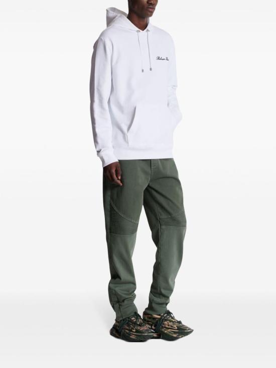 25FW 발망 스웨터 DH1JT047BC78GAB WHITE - BALMAIN